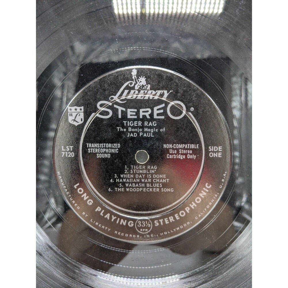 Tiger Rag The Banjo Magic Of Jad Paul Vinyl Record